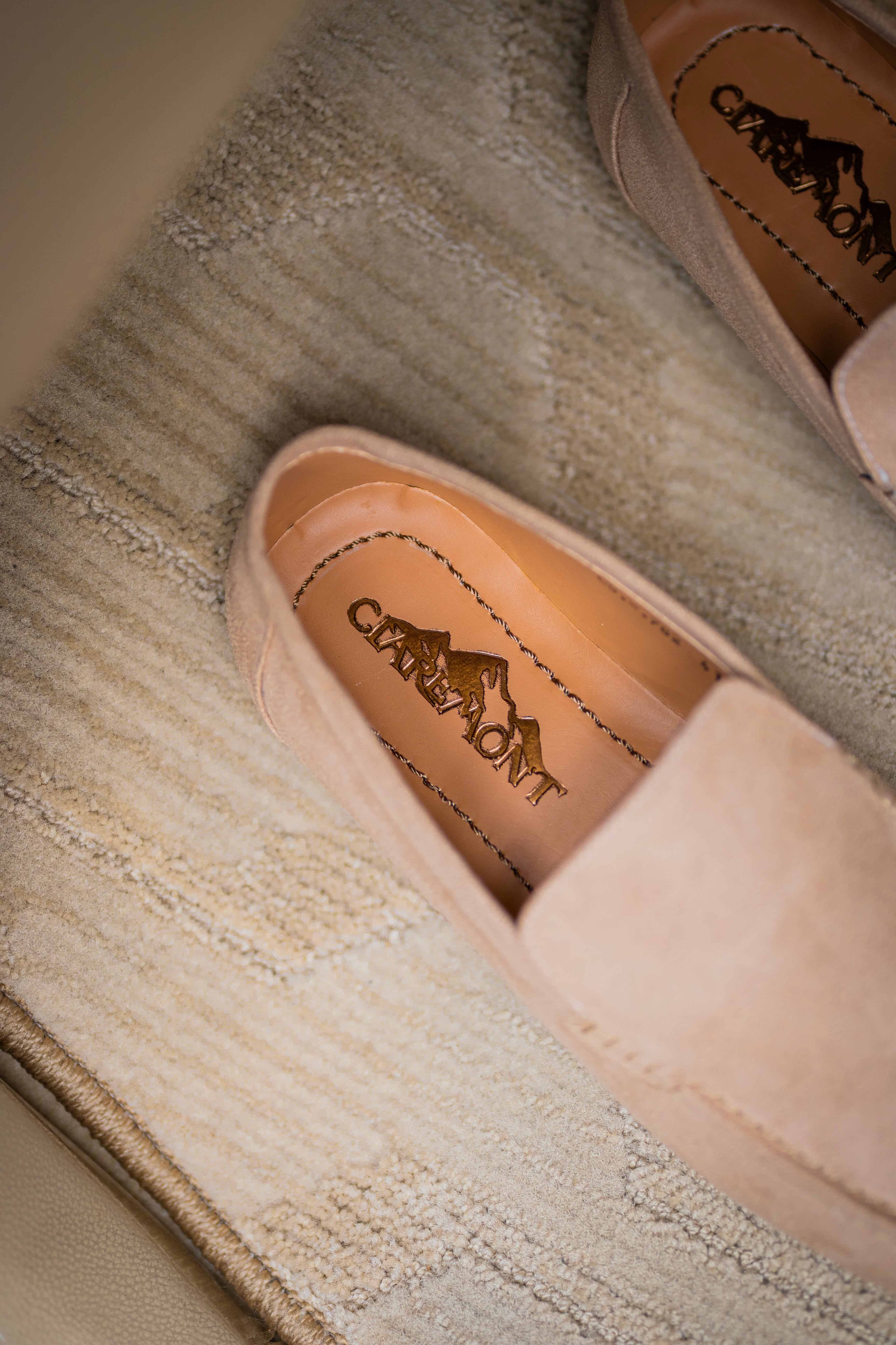 Suade Loafers - Beige Cream