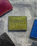 Card Wallet - Crocodile Green