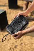 Leather pouch - Midnight Black