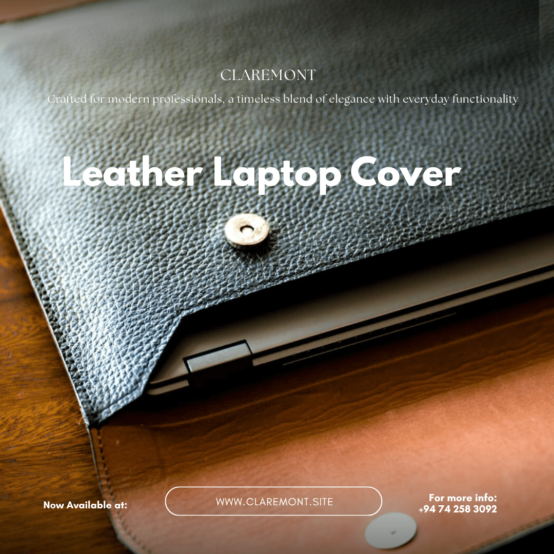 Leather Laptop Cover - Single Compartment